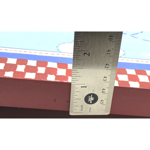 2012 Home Accent Children's Wood Pictures Train & Plane Wall Decoration Nursery - Picture 7 of 9